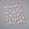TENSOR Nuevo Proceso Bronceado Calcomanías para Uñas Arte de Uñas Flash Hielo Mariposa A Través de Calcomanías Adhesivas para Uñas Serie Bronceado M-726