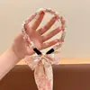 Diadema de Cinta Floral para Mujer 2026 Nuevo Estilo Corona Alta Goma para el Cabello Diadema Integrada para Uso Diario Pinza para el Cabello Accesorio para el Cabello