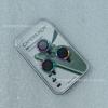Adecuado para Película de Lente Ojo de Águila Apple 17 iPhone 17 Pro Max Película Templada 13 Anillo de Aleación de Aluminio Patrón de CD 12 Protector de Pantalla