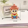 Pegamento en crema accesorios juguete de dibujos animados story llavero muñeco colgante adornos para mochila actividad regalo pequeño venta al por mayor