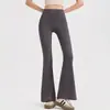 Calças de yoga boca de sino, cintura alta, levanta bumbum, calças de perna larga, adequadas para baixinhas, realçam a altura, calças boca de sino emagrecedoras, calças de fitness para Pilates e yoga