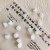 [Lianyou Ping An] Jade Imitación Loto Loto Loto Vidrio hecho a mano DIY Pasador Tocado Colgante Accesorios