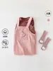 Conjunto de Peto de Algodón Puro Clase A para Bebé Verano Bebé Conjunto de Dos Piezas Romper sin Mangas con Shorts Ropa para Bebé