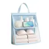 Artefacto de Almacenamiento de Ropa para Baño Bolsa Impermeable para Ropa Almacenamiento en Ducha de Baño para Ropa Limpia Cesta Colgante para Ropa de Inodoro Bolsa Colgante Impermeable