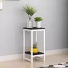 Estilo Nórdico Ins Soporte de Flores de Hierro Forjado Dorado Estante para Bonsáis de Sala de Estar Estante de Almacenamiento Multinivel de Alto Valor Estante Decorativo de Interior