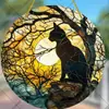 Colgante Acrílico Temu Producto Nuevo Transfronterizo Estilo Bohemio Interior Exterior Decoración Colorida Placa Redonda Acrílica