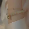 Pulseira da Sorte Hetian Yuyu com Caractere "Fu", Novo Design Moderno e Elegante para Mulheres, Luxo Leve, Estilo Único, Presente Perfeito para Melhores Amigas