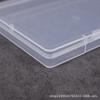 Caja de Plástico Transparente Rectangular de 1.7cm para Almacenamiento Empaque Transfronterizo Pegatina de Tarjeta Accesorios Digitales Caja Cubierta a Prueba de Polvo