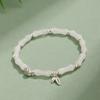 Nuevo Pulsera de Cristal de Fresa de Bambú del Mausoleo del Este Verde para Mujer Nicho de Gama Alta Pulsera de Jade Blanco Olivino Joyería