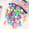 Explotaciones de Comercio Exterior Anillo para el Pelo de Lazo Infantil Accesorios para el Cabello Niñas No Golpear el Cabello Niñas Colorido Adorno para la Cabeza Alta Elasticidad