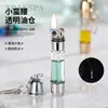 Nuevo Encendedor de Queroseno con Tanque de Aceite Transparente, Diseño Elegante de Cintura, Colgante de Collar de Moda, Rueda de Pedernal Personalizada, Llama Abierta, Venta al por Mayor desde el Fabricante