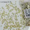 Rhinestones de circonita amarillo dorado para decoración de uñas, mini strass pequeños de color amarillo de fondo plano y forma irregular, efecto iluminador, accesorios de decoración de uñas ponibles
