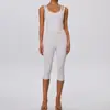 Nuevo conjunto de yoga estilo europeo y americano para mujer, ropa de fitness reductora de cintura, conjunto de dos piezas de alta elasticidad y ajuste ceñido para correr al aire libre y deportes