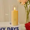 Luz de Vela Electrónica Simulada de Acrílico LED Luz Ambiental Decoración Romántica para Bodas Luz Ambiental para Cena a la Luz de Velas