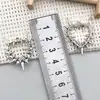 Accesorios de Joyería DIY de Aleación de Espina con Forma de Corazón Plateado de Xizang Transfronterizos Collares Hechos a Mano Pendientes Colgantes Llaveros Dijes