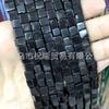 Cuentas cuadradas sueltas de 6 mm, ágata de cristal, piedra emperador, ojos de tigre, cuentas cuadradas de oro verde, accesorios de joyería, cuentas cuadradas semiacabadas