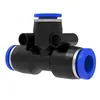 Conector Neumático Rápido Tpm Asahi PU Recto Pgpegpw Diámetro Variable Pepy Tres Vías Enchufe Rápido para Tubería de Aire 468 Conexión