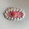 Pinza para el Cabello Hecha a Mano Bordada a Crochet Nueva de Otoño e Invierno para Mujer, Pinza Bb de Flor Linda para Flequillo, Pinza Lateral, Accesorio para el Cabello