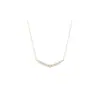 Nuevo Estilo Collar de Sonrisa con Diamantes Micro-Setting para Mujer Cadena para Clavícula Simple Moda Diseño Versátil Nicho Sensación de Alta Gama Dropshipping