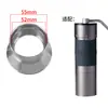 Moedor de Café Manual com Base de Aço Inoxidável, Funil para Grãos de Café e Anel de Grãos, Acessório Universal Dois em Um