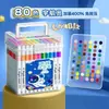 Marcadores Acrílicos 36 Colores para Niños Jardín de Infancia Plumas de Acuarela para Estudiantes de Primaria Dibujo Artístico Color No Transparente Colores Apilables 60