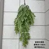 Plantas Verdes Penduradas na Parede Planta-Aranha Flores Artificiais Plantas Verdes Pendentes Samambaias Tubos de Parede Decoração de Teto Folhas de Samambaia Cipós
