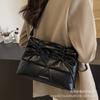 Bolso Tote Plisado con Lazo de Moda 2026 Modelo Nuevo Gran Capacidad Elegante Bolso Cruzado para el Trabajo y los Viajes Bolso de Hombro Grande