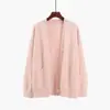 Cárdigan suéter jk para mujer, lindo y dulce, estilo japonés, delgado para primavera y otoño, estilo preppy, estilo relajado, holgado, ropa exterior de invierno