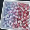 Cuentas de Resina de 10 mm Symphony Galáctica Bicolor que Cambian con Luz UV para Pulsera de Cuentas DIY, Collar, Cuentas Sueltas Redondas
