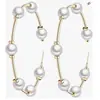 Pendientes de Doble Uso Estilo Coreano, Pendientes para Mujer de Perlas Grandes y Pequeñas de Doble Cara, Pendientes Largos Personalizados con Borlas Populares para Mujer