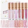 Amazon Gloss Labial Longa Duração Glitter Cristal Hidratante Espelho Glaze Labial Hidratante Cuidados com os Lábios Maquiagem para Unhas Atacado
