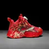 Zapatillas de Baloncesto para Niños, Zapatillas Prácticas de Entrenamiento, Malla Nueva Transpirable de Verano, Zapatillas Deportivas para Niños, Resistentes al Desgaste, Antideslizantes, Ligeras