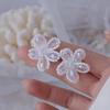 Tocados para Novia Piezas de Flores Mariposa Gasa Floral Piezas de Gasa Floral Estilista Belleza Maquillaje Pasador Flor Decoración Dama de Honor Flor en la Cabeza