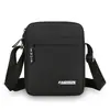 Bolso Pequeño Cruzado tipo Mensajero de Tela Oxford para Hombre, Bolso Ligero de Hombro con Múltiples Bolsillos con Cremallera y Correa Ajustable