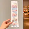 Pinzas para el pelo de tela de cobertura total dulces para bebés y niños, Pinzas laterales lindas para bebés y niños pequeños, Pasadores y accesorios para el pelo para niñas