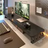 Suporte Elevador de Computador Estendido para Monitor de Mesa, Base com Ajuste de Altura, Suporte de Rack de Armazenamento de Tela para Mesa de Escritório
