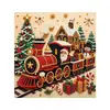 Novo Kit DIY de Natal Amazon Pintura com Pérolas: Fantasma de Natal com Borda Estampada para Artesanato