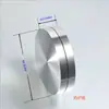 Rodamiento de rotor de aluminio plato giratorio de pastel de aluminio eje giratorio de aluminio base giratoria de mesa de comedor de vidrio giratorio de doble capa