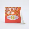 Venta directa al por mayor cono de pulpa de madera cruda 101 papel de filtro para café V01 V 02 102 papel de filtro para cafetera Moka ice drop 103