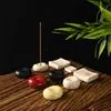 Estilo Japonés Simple Cerámica Inserto de Incienso Accesorios Sándalo y Árbol de Oud Soporte de Incienso Bolsillo de Incienso Mini Portátil Base de Inserto de Incienso de Línea