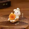 2026 Feliz Festival de Medio Otoño Nuevo Estilo Chino Decoración para Pastel Topper Flor y Luna Plenitud Paz y Alegría Insertar Pegatina
