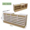 Supermercado Tienda de Conveniencia Exclusivo Mesa de Caja Registradora Gabinete para Cigarrillos Estante Combinación Tienda para Madres y Bebés Farmacia Esquina Pequeña Barra