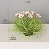 Decoración de Caña Artificial y Hierba de Cola de Perro Planta Verde Arreglo para Interiores del Hogar Césped Floral Paisajismo Césped de Cebolla Artificial Lirio de los Valles