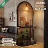 Divisor de Pantalla Tejido de Ratán Madera Maciza Usado Sala de Estar Entrada Directamente Frente a la Puerta Pantalla Base Pasillo Dormitorio Nuevo Estante de Almacenamiento de Arte