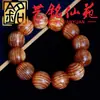 Pulsera de Sándalo Verde de una Sola Hilo para Hombre Estilo Étnico Cuentas de Sándalo Arte de Cuentas Perladas Mingxian Yuan Creativa Unisex Pulsera Personal Cultural de Juego