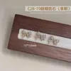 Acessórios de Nail Art com Design de Borboleta e Zircônia Dourada, Luxo Leve Dourado e Prateado Decorações de Unha Exquisite com Strass, Venda por Atacado em Estoque