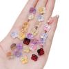 Cuentas de osmanthus gruesas con degradado de vidrio, toros, cuentas sueltas, material de cuentas para pulsera, collar, accesorios, hechos a mano para DIY