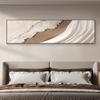 Decoración de cabecera de cama principal pintura textura de ola sala de estar pared de fondo pintura mural simple para casa de huéspedes venta al por mayor