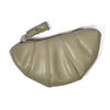 Bolso Croissant Estilo Coreano Ins con Textura Única, Bolso Dumpling de Gran Capacidad, Billetera para Monedas de Mujer Estilo Ins de Color Sólido Simple