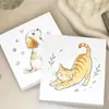 Porta-Copos Série Bichinhos Fofos Estilo Simples de Animal de Estimação Isolamento Térmico Anti-Queimadura Tapetes de Mesa Loja de Animais Café de Gatos Canil de Cachorros Decorações Lembrancinhas
